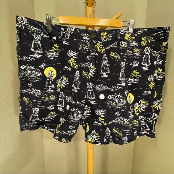 AMERICAN EAGLE OUTFITTERS - SALE! Mens Size 42, Hawaiian, Flat Front Shorts - Picture 1 of 11